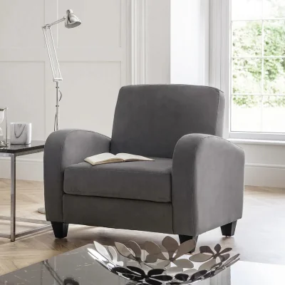 Downtown Julian Bowen Vivo Chair - Dusk Grey Chenille