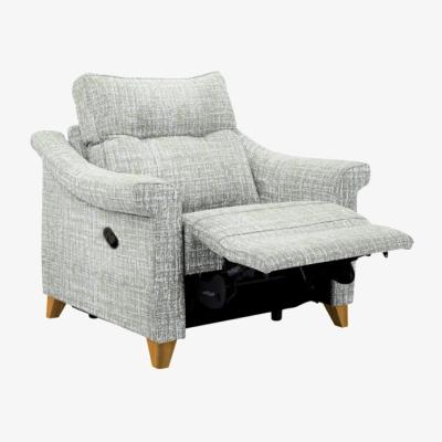 Downtown G Plan Riley Recliner Armchair - Fabric Grade A - Electric Recliner, ["Chair"]