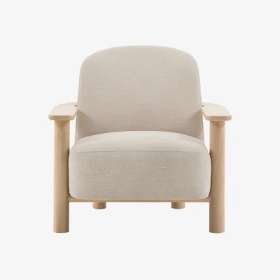 Perch and Parrow Kova Armchair in Cream