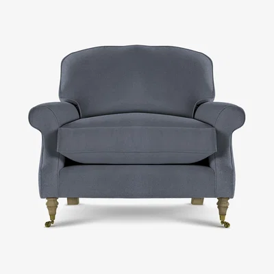 Perch and Parrow Delcor Ridley Armchair in Caspian Blue