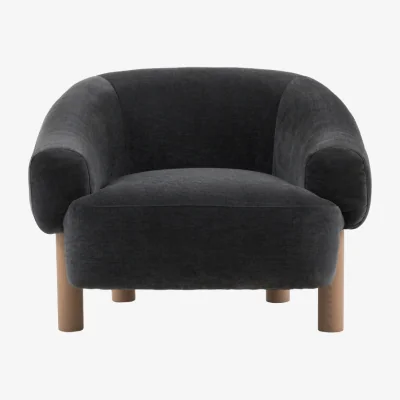 Perch and Parrow Milo Armchair in Grey