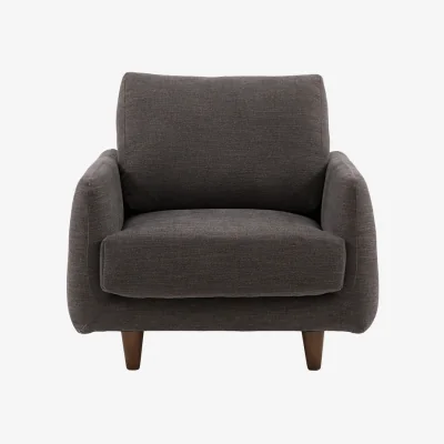 Perch and Parrow Snug Armchair in Grey
