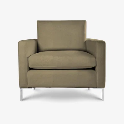 Perch and Parrow Delcor Metro Armchair in Trombone Yellow