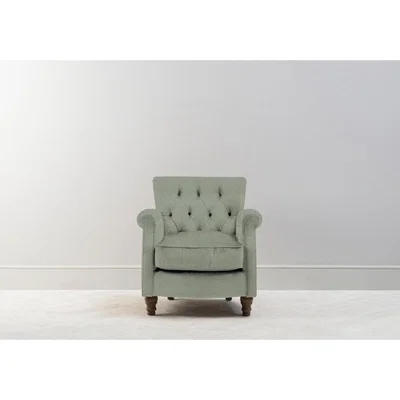 Perch and Parrow Algernon Armchair in Peppermint