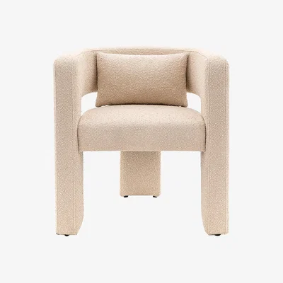 Perch and Parrow Modish Armchair in Taupe