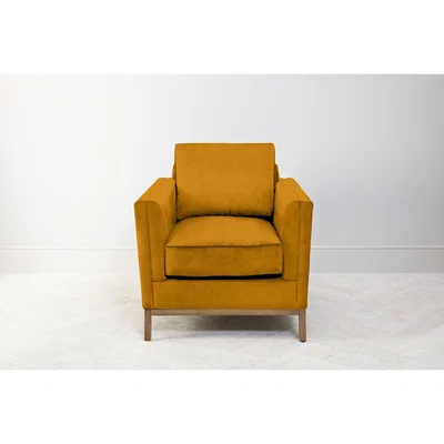 Perch and Parrow Jamie Armchair in Medallion Gold