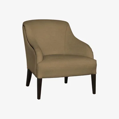 Perch and Parrow Delcor Charles Armchair in Ginger Tea
