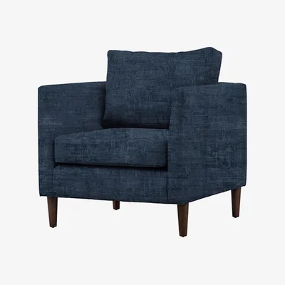 Perch and Parrow Everyday Model 3 Armchair in Denim Blue