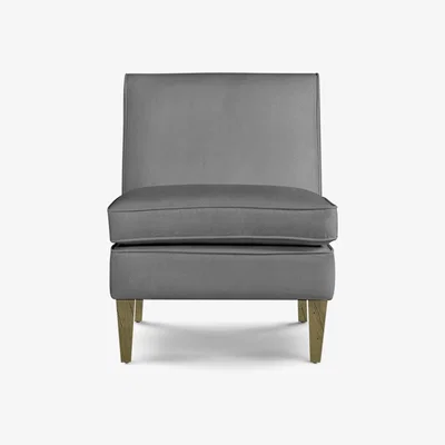 Perch and Parrow Delcor Earl Armchair in Proper Grey