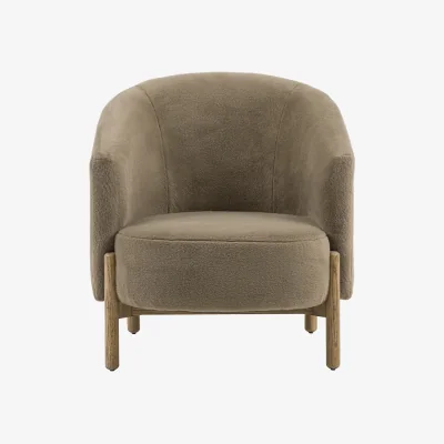 Perch and Parrow Relaxer Armchair in Khaki