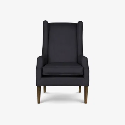 Perch and Parrow Delcor Camden Armchair in Violet Leaf