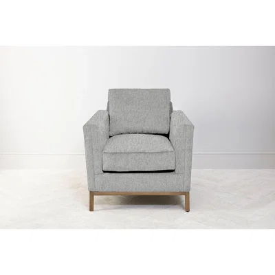 Perch and Parrow Jamie Armchair in The Great White