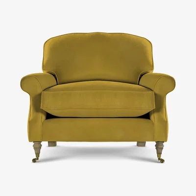 Perch and Parrow Delcor Ridley Armchair in Summer Buttercup