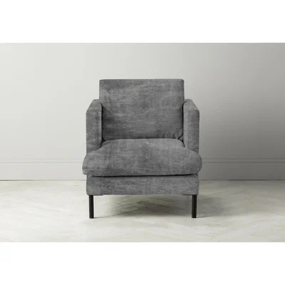 Perch and Parrow Justin Armchair in Cloudy Grey