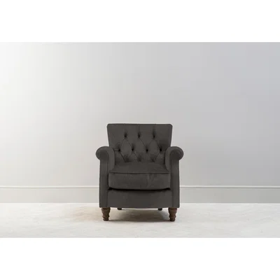 Perch and Parrow Algernon Armchair in Mocha