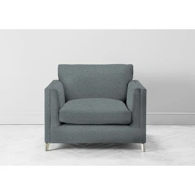 Perch and Parrow Chris Armchair in Caspian Blue