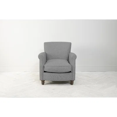 Perch and Parrow Robyn Armchair in Silver Spoon