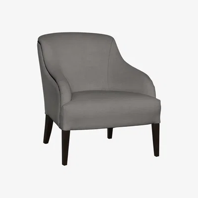 Perch and Parrow Delcor Charles Armchair in Abalone Beige