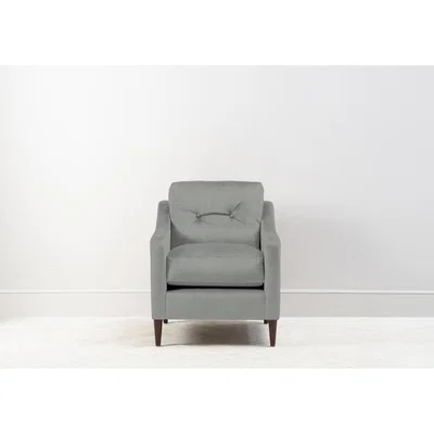 Perch and Parrow Nathan Armchair in Sidewalk Grey