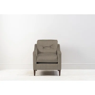 Perch and Parrow Nathan Armchair in Belgian Chocolate