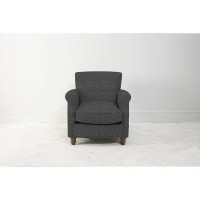 Perch and Parrow Robyn Armchair in Hola Black