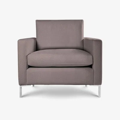 Perch and Parrow Delcor Metro Armchair in Blush Pink