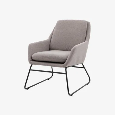 Perch and Parrow Blake Chair in Light Grey