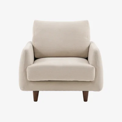 Perch and Parrow Snug Armchair in Cream