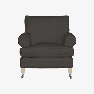 Perch and Parrow Delcor Fulham Armchair in Mocha