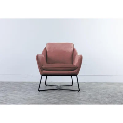 Perch and Parrow Noa Blossom Velvet Chair