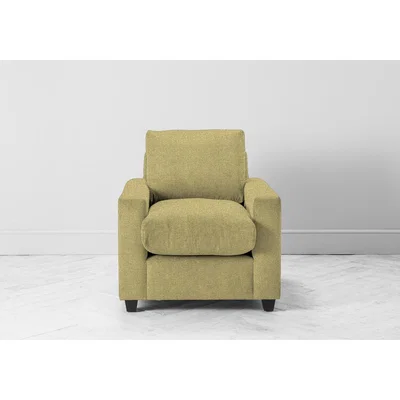 Perch and Parrow Mimi Armchair in Trombone Yellow