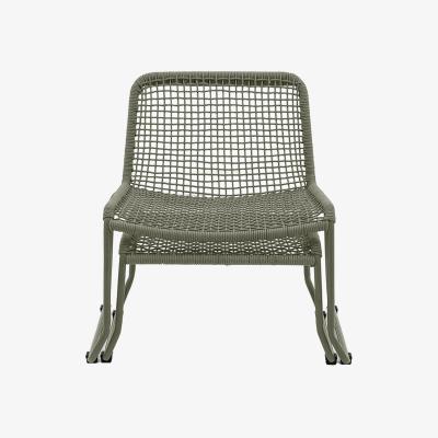 Perch and Parrow Take-a-break Lounge Chair with Footstool in Green