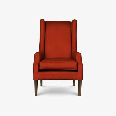 Perch and Parrow Delcor Camden Armchair in Marmalade Orange