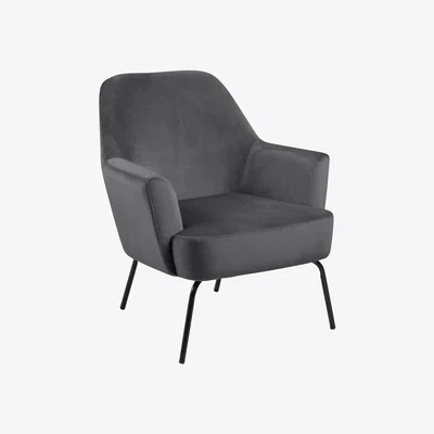 The Range Melissa Lounge Chair - Dark Grey