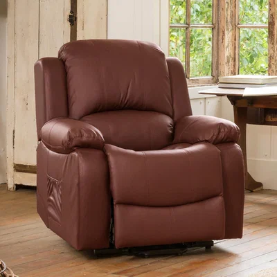 The Range Glendale Reclining Armchair - Burgundy