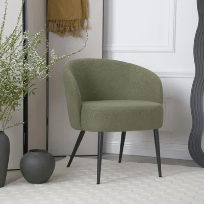 The Range Teddy Fleece Comodo Armchair - Boucle Green