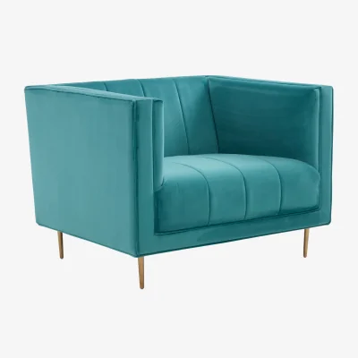 The Range Otylia Green Armchair - Green
