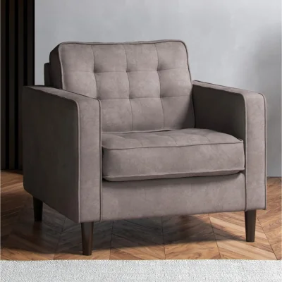 The Range The Hugo Armchair  - Pewter