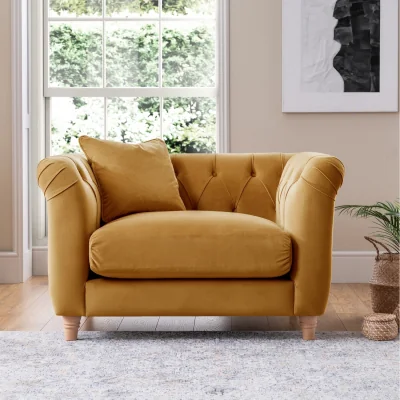 The Range The Kingston Armchair  - Ochre