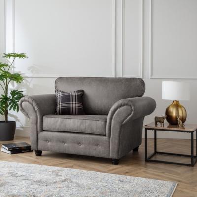 The Range The Jessica Armchair - Silver