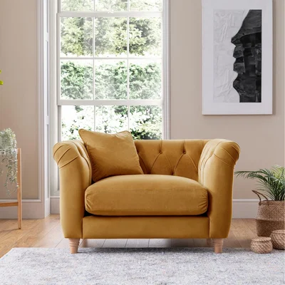 The Range The Annabelle Armchair - Ochre