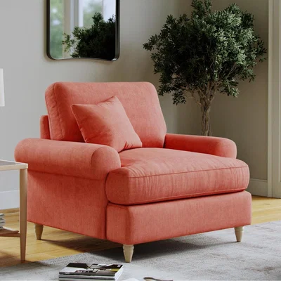 The Range The Dolly Armchair - Coral