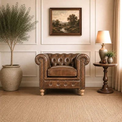 The Range Chatsworth Armchair - Old English