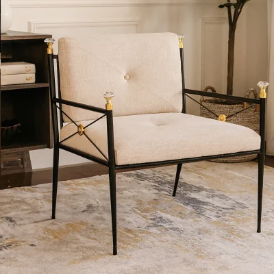 The Range Monroe Lounge Chair - Cream