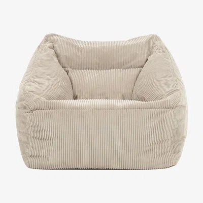 The Range icon Giant Cord Armchair Bean Bag - Yellow