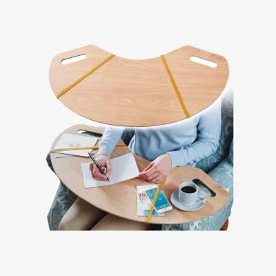 The Range Armchair Lap Desk Tray - Brown