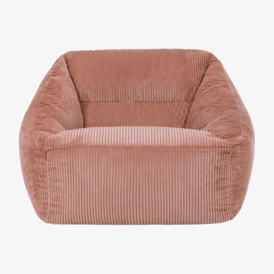 The Range Giant Cord Armchair Bean Bag - Dawn Pink