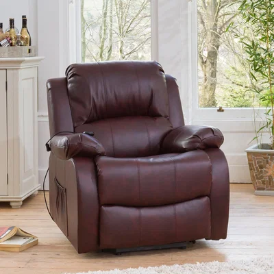 The Range Copthorne Electric Riser Recliner with Massage and Heat - Red