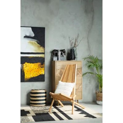 The Range Manado Wooden Lounge Chair - Natural
