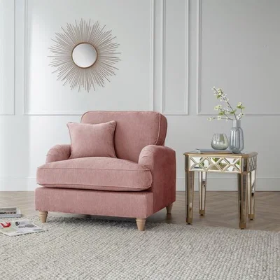 The Range The Eva Armchair - Plum